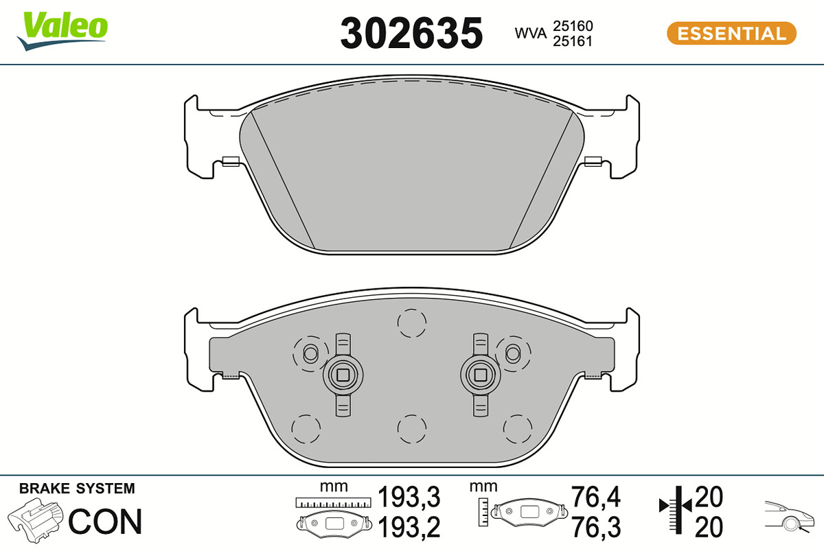 BRAKE PADS FIRST AUDI A8 QUATTRO FR